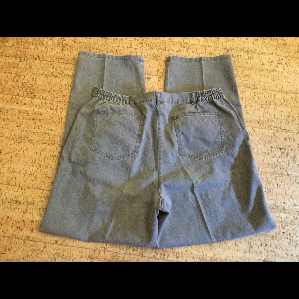 Ruby Rd. Gray-Wash Pants (Size 16) - image 2